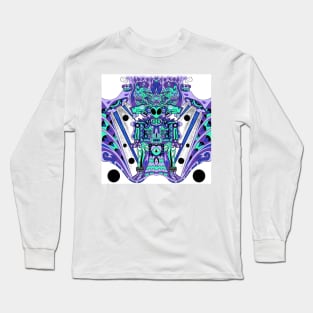 alien uap throne ecopop mictlan into the underworld realm Long Sleeve T-Shirt